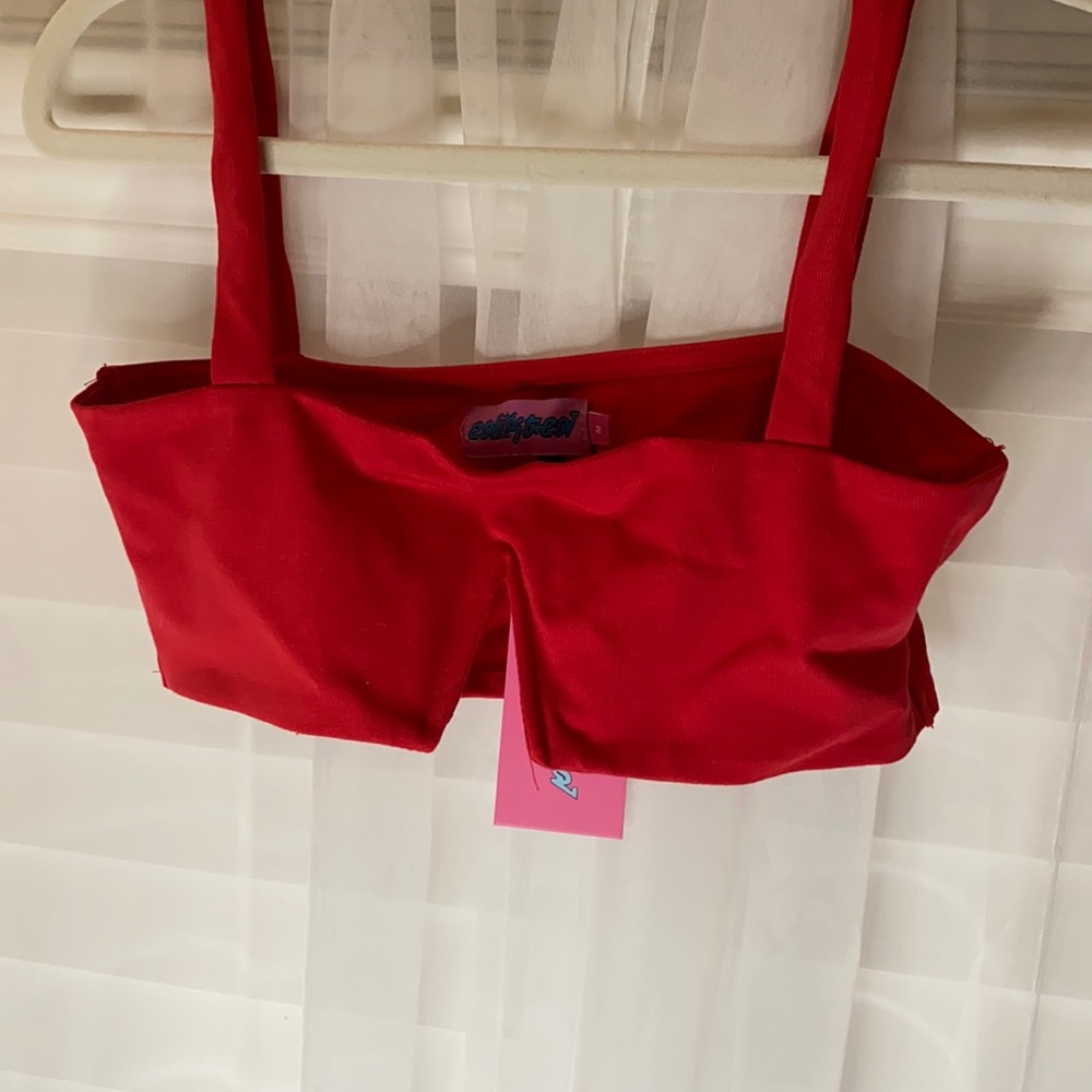 Edikted Valeria V crop top